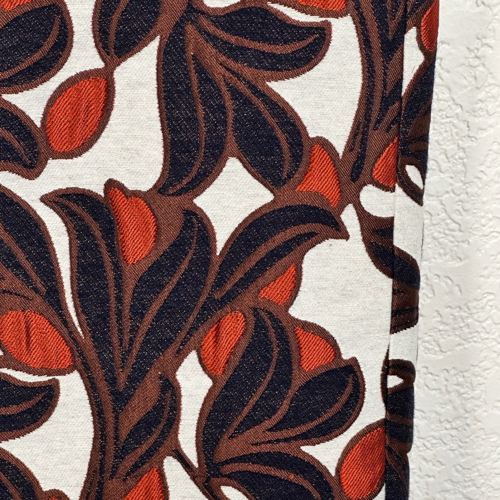 Ann Taylor‎ Petite Vine Jacquard Embroidered Pencil Skirt 10P - Picture 3 of 12